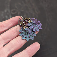 Dark Siren Iridescent Seashell Earrings