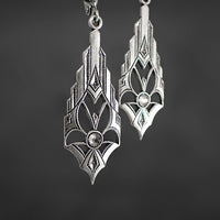 Dramatic Art Deco Earrings