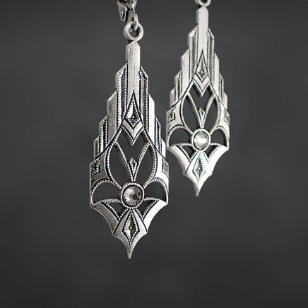Dramatic Art Deco Earrings