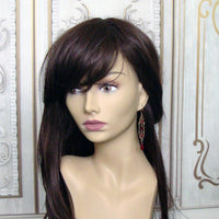 Victorian Vampire Earrings with Swarovski Crystals mannequin view