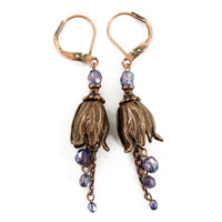 Tulip Dew Drop Earrings view 3