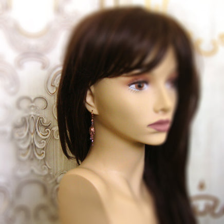 Tulip Dew Drop Earrings mannequin view