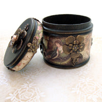 Romantic Floral Decoupage Wood Box view 3