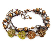 Autumn Multi Strand Bracelet view 3