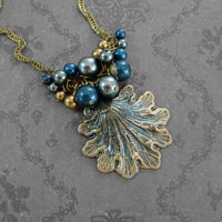 Victorian Mermaid Seashell Necklace view 3