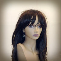 Denim Blue and Antiqued Silver Czech Glass Stone Earrings