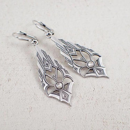 Dramatic Art Deco Earrings