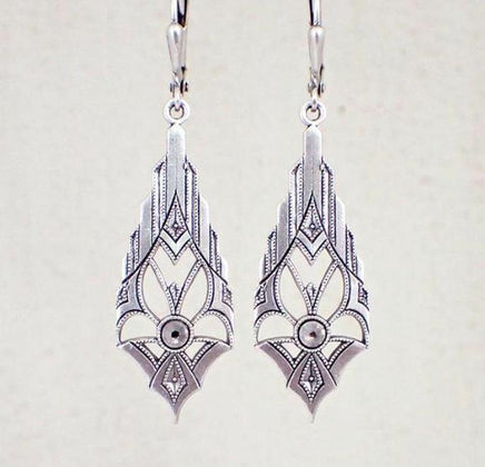 Dramatic Art Deco Earrings