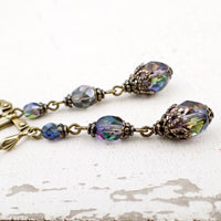 Iridescent Vintage Style Earrings