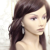 Antiqued Silver Oak Leaf Earrings