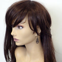 Victorian Gothic Style Floral Filigree Earrings