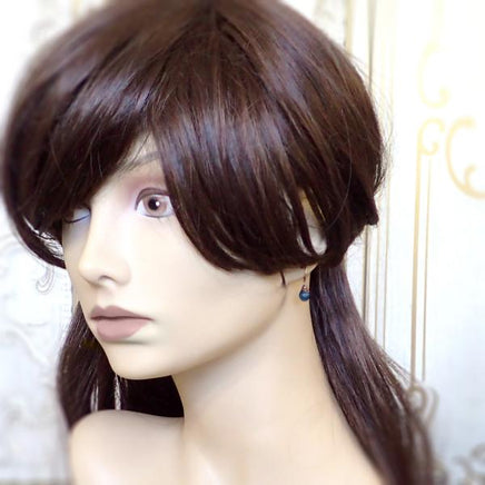 Dainty Peacock Teal Blue Swarovski Pearl Earrings model