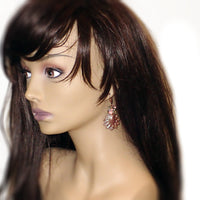 Shimmering Pink and Green Seashell Lever Back Earrings