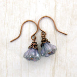 Dainty Lavender Flower Earrings