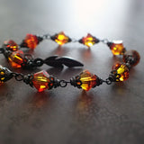 Fallen Phoenix Crystal Bracelet