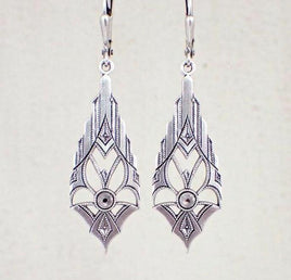 Dramatic Art Deco Earrings