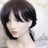 Mermaid Tale Earrings with Pearls on mannequin