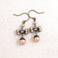 Vintage Style Bow Earrings