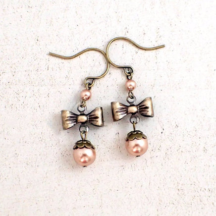 Vintage Style Bow Earrings