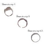 Custom Sized Oak Leaf Rings