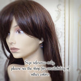 White Crystal Pearl Earrings with Antiqued Silver Metal